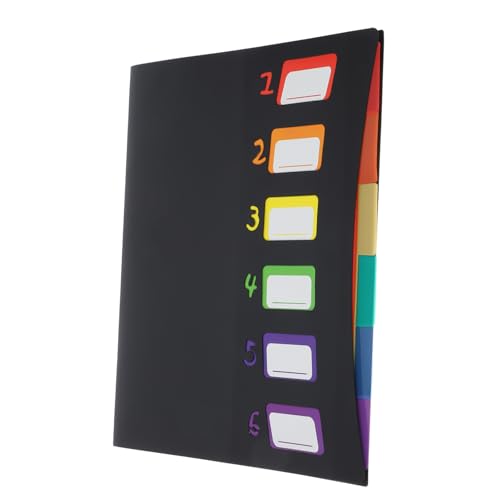 HOUDERCO Dokumentordner mit Fächern Farbiges Design für Bürobedarf und Dokumentenorganisation Schule Konferenzen und Leicht und Tragbar HOUDERCO Dokumentordner mit Fächern Farbiges Design für Bürobedarf und Dokumentenorganisation Schule Konferenzen und Leicht und Tragbar von HOUDERCO
