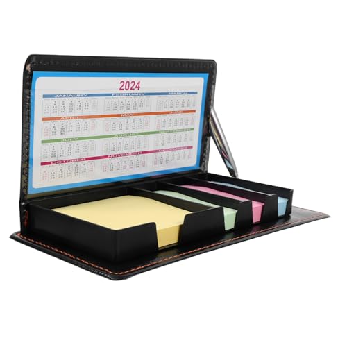 HOUDERCO Einfaches Design Notizblock Selbstklebende Notizaufkleber für Büro und Schule Starker Kleber für Einfaches Neupositionieren Dekorativ und Tragbar von HOUDERCO