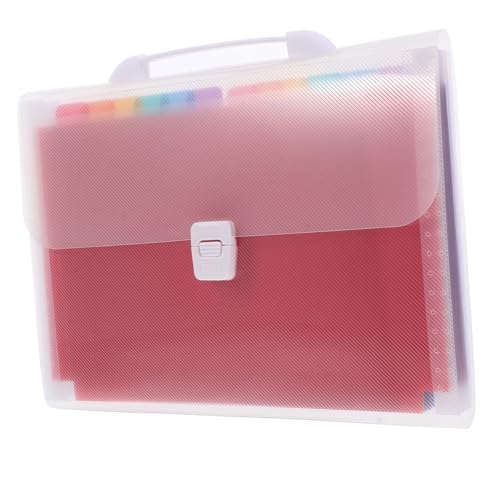 HOUDERCO Erweiterbarer Dateiordner Multi Pocket Organizer Dokumenten Organizer für Büro und Zuhause Tragbar Langlebig für Quittungen und Papiere von HOUDERCO