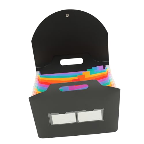 HOUDERCO Erweiterbarer Handheld Fächermappe Dokumenten Organizer mit Fächern Langlebiger Ordner aus Hochwertigem Material für Schule Büro und Effiziente Unterlagenorganisation HOUDERCO Erweiterbarer Handheld Fächermappe Dokumenten Organizer mit Fächern Langlebiger Ordner aus Hochwertigem Material für Schule Büro und Effiziente Unterlagenorganisation von HOUDERCO