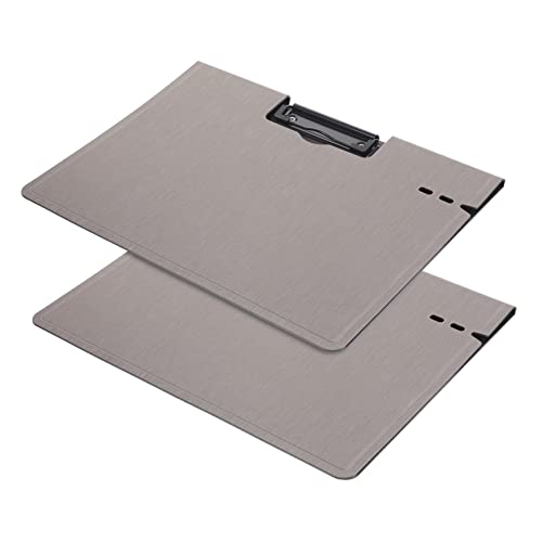 HOUDERCO Faltbare Klemmbretter mit Clip Multifunktionale Schreibunterlage für Büro Schule Unterwegs Praktische Dokumentenablage Tiefgrau HOUDERCO Faltbare Klemmbretter mit Clip Multifunktionale Schreibunterlage für Büro Schule Unterwegs Praktische Dokumentenablage Tiefgrau von HOUDERCO