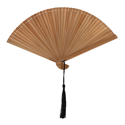 HOUDERCO Faltbarer Handfächer mit Quaste und Tasche Antiker Stil für Tanz Fotografie und Hochzeitsdekoration Tragbar und Praktisch Zufällige Farbe HOUDERCO Faltbarer Handfächer mit Quaste und Tasche Antiker Stil für Tanz Fotografie und Hochzeitsdekoration Tragbar und Praktisch Zufällige Farbe von HOUDERCO