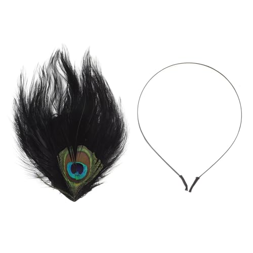 HOUDERCO Feder Haarreifen im Vintage Stil mit Pfauenfeder Design Perfekter Haarschmuck für Cosplay Feste und Fotoshootings Hochwertiges Langlebiges Material für Unvergessliche HOUDERCO Feder Haarreifen im Vintage Stil mit Pfauenfeder Design Perfekter Haarschmuck für Cosplay Feste und Fotoshootings Hochwertiges Langlebiges Material für Unvergessliche von HOUDERCO