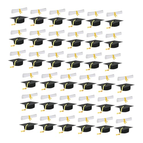 HOUDERCO Graduation Caps Konfetti Confetti Dekoration für High School College Abschlussfeier Party Deko Abschlussfeier Tischdeko Festliche Doktorhut Streudeko HOUDERCO Graduation Caps Konfetti Confetti Dekoration für High School College Abschlussfeier Party Deko Abschlussfeier Tischdeko Festliche Doktorhut Streudeko von HOUDERCO