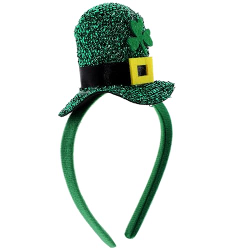 HOUDERCO Patrick's Day Haarreifen Mit Dreidimensionalem Kleeblatt Lustiges Kostüm-accessoire Für Partys Festivals Und Themenveranstaltungen Leicht Und Bequem von HOUDERCO