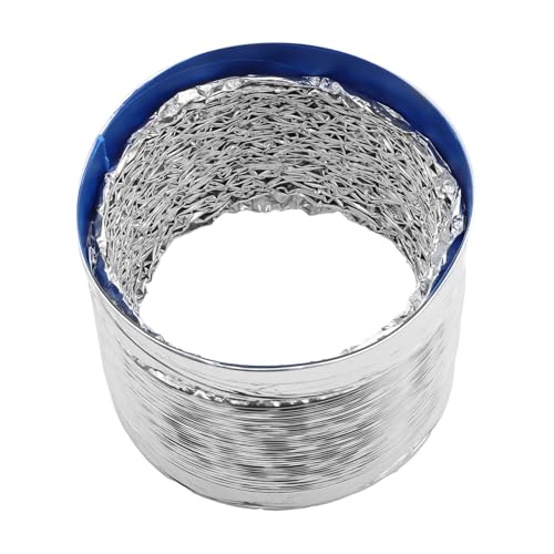 HOUDERCO Hochtemperaturbeständiger Aluminium Luftschlauch Durchmesser Flexibles Abluftrohr für Hvac Küchen Badezimmer und Gewächshäuser Silberfarben HOUDERCO Hochtemperaturbeständiger Aluminium Luftschlauch Durchmesser Flexibles Abluftrohr für Hvac Küchen Badezimmer und Gewächshäuser Silberfarben von HOUDERCO