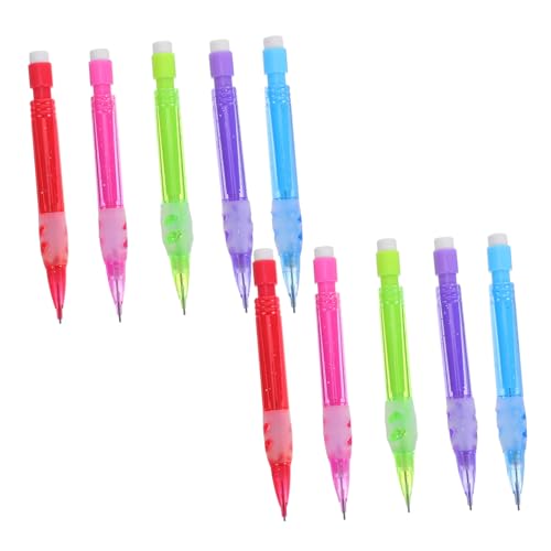 HOUDERCO Kleiner Druckbleistift 10 Stück 0,7mm mit Integriertem Radiergummi für Schule und Büro Kunststoff Farbige Druckbleistifte Süß und Praktisch HOUDERCO Kleiner Druckbleistift 10 Stück 0,7mm mit Integriertem Radiergummi für Schule und Büro Kunststoff Farbige Druckbleistifte Süß und Praktisch von HOUDERCO