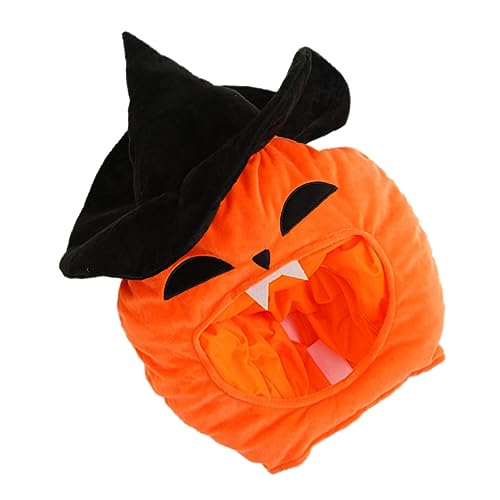HOUDERCO Lustiger Halloween Plüsch Kürbis Hut Kopfbedeckung für Party Bequeme Leichte Dekorative Mütze für Familie und Freunde Auffälliges Design für Themen und Kostümpartys HOUDERCO Lustiger Halloween Plüsch Kürbis Hut Kopfbedeckung für Party Bequeme Leichte Dekorative Mütze für Familie und Freunde Auffälliges Design für Themen und Kostümpartys von HOUDERCO