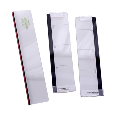 HOUDERCO Monitor Seitliches Memo Board Selbstklebendes Transparentes Notizboard für Computerbildschirm Starke Haftung Einfache Anbringung Praktische Schreibtischorganisation für Büro und HOUDERCO Monitor Seitliches Memo Board Selbstklebendes Transparentes Notizboard für Computerbildschirm Starke Haftung Einfache Anbringung Praktische Schreibtischorganisation für Büro und von HOUDERCO