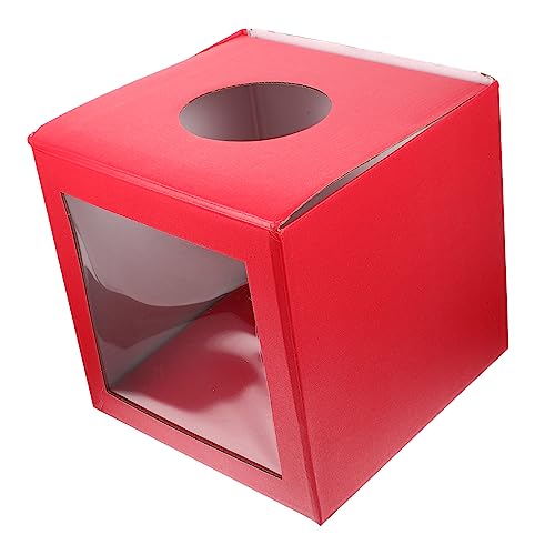 HOUDERCO Multifunktionale Gewinnspielbox für Partys Transparente Lotteriebox für Firmenveranstaltungen und Spiele Große Kapazität für Versammlungen und Feiern von HOUDERCO