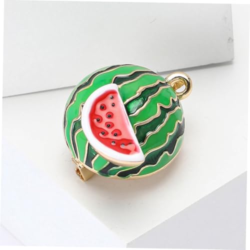 HOUDERCO Niedliche Wassermelonen Emaille Brosche Damen Anstecknadel Fruchtmotiv Kleidungspins zum Schutz vor Verrutschen Geschenkbox HOUDERCO Niedliche Wassermelonen Emaille Brosche Damen Anstecknadel Fruchtmotiv Kleidungspins zum Schutz vor Verrutschen Geschenkbox von HOUDERCO