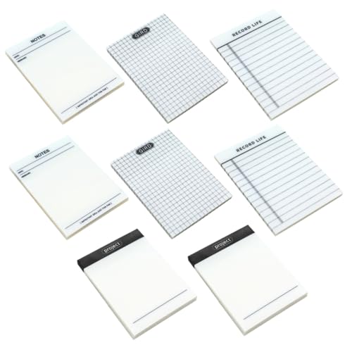 HOUDERCO Notizpads Selbstklebende Memo Aufkleber für Büro und Haushalt Transparent für Notizen und Planung HOUDERCO Notizpads Selbstklebende Memo Aufkleber für Büro und Haushalt Transparent für Notizen und Planung von HOUDERCO