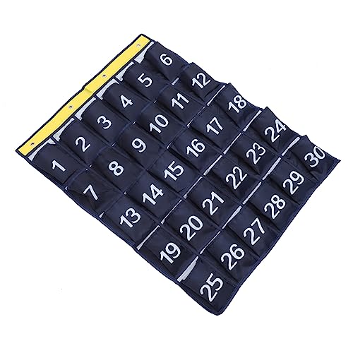 HOUDERCO Nummerierter Fächer Hängeorganizer für Handys Aufbewahrungstasche für Tür und Wand Multifunktional für Klassenzimmer Büro und Zuhause Platzsparend aus Robustem Stoff Blau HOUDERCO Nummerierter Fächer Hängeorganizer für Handys Aufbewahrungstasche für Tür und Wand Multifunktional für Klassenzimmer Büro und Zuhause Platzsparend aus Robustem Stoff Blau von HOUDERCO