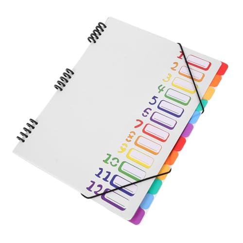 HOUDERCO Ordner mit Trennblättern und Tabs Dokumenten Organizer für Büro Schule und Reisen Langlebig aus Material Aufbewahrungslösung für Umfassende HOUDERCO Ordner mit Trennblättern und Tabs Dokumenten Organizer für Büro Schule und Reisen Langlebig aus Material Aufbewahrungslösung für Umfassende von HOUDERCO