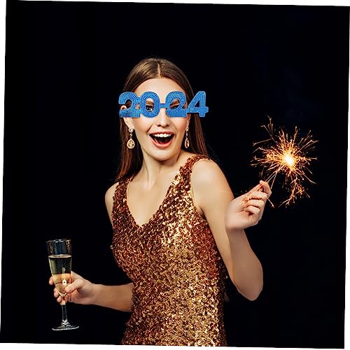 HOUDERCO Partybrille mit Einzigartigem Geradem Zahlen Design aus Leichtem PC Material Lustige Foto Requisite für Neujahrsfeiern Geeignet für Erwachsene und Bequem und Kompakt HOUDERCO Partybrille mit Einzigartigem Geradem Zahlen Design aus Leichtem PC Material Lustige Foto Requisite für Neujahrsfeiern Geeignet für Erwachsene und Bequem und Kompakt von HOUDERCO