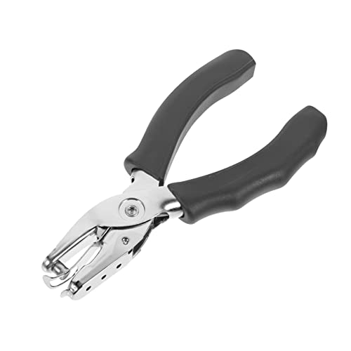 HOUDERCO Praktischer Einzelloch Puncher mit Weichem Griff Tragbarer Handlocher für Papier für Zuhause Büro und Schule von HOUDERCO