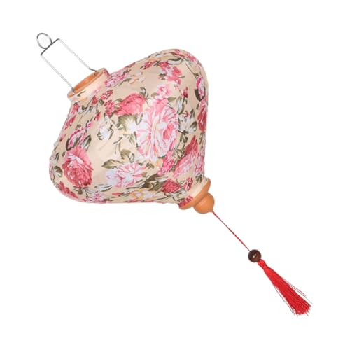 HOUDERCO Retro Laterne mit Blumenmuster Hochwertige Seidenlaterne für Außenbereich Handgefertigte Hängelaterne für Mid Wetterfest mit Quaste Elegante Deko für Garten HOUDERCO Retro Laterne mit Blumenmuster Hochwertige Seidenlaterne für Außenbereich Handgefertigte Hängelaterne für Mid Wetterfest mit Quaste Elegante Deko für Garten von HOUDERCO