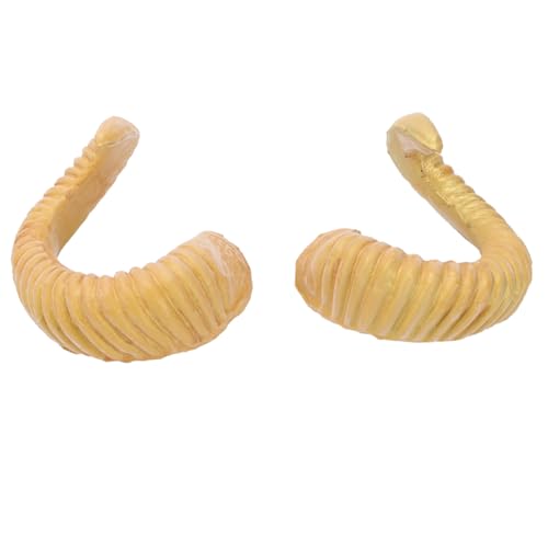 HOUDERCO Schafhorn Stirnband Schwarzes Stirnband Halloween Haarband Halloween Themen Kopfschmuck Hüte Für HOUDERCO Schafhorn Stirnband Schwarzes Stirnband Halloween Haarband Halloween Themen Kopfschmuck Hüte Für von HOUDERCO