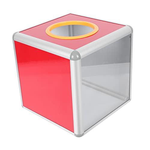 HOUDERCO Spendenbox Multifunktionale Lotteriebox Transparent für Verlosungen und Spiele Zubehör für Partys Hochzeiten Firmenveranstaltungen und Spendenaktionen von HOUDERCO