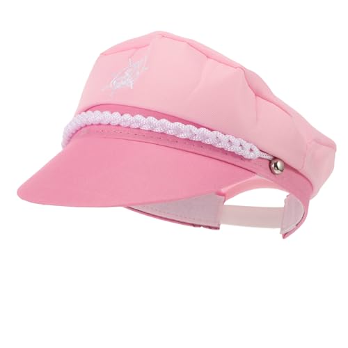 HOUDERCO Süße Kapitänsmütze für Damen Verstellbarer Hut für Cosplay Partys und Urlaubsreisen Leicht und Tragbar Stilvolles Kostümzubehör für von HOUDERCO