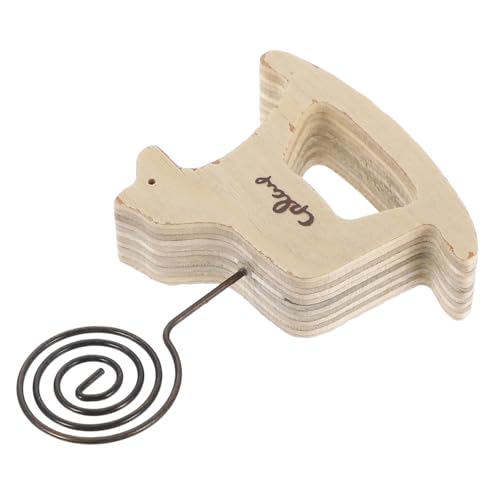 HOUDERCO Tischnummernhalter Holzpferd Form Dekorativer Kartenhalter für Tischdeko Stabiler Drahtfoto Halter für Hochzeit und Feierlichkeiten Vielseitig Einsetzbar Robustes von HOUDERCO