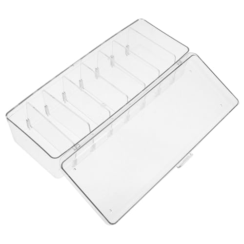 HOUDERCO Transparente Kabelorganizer Box mit Abnehmbaren Fächern für Visitenkarten und Kabelmanagement Stilvoller und Praktischer Schreibtischzubehör für Effiziente Aufbewahrung HOUDERCO Transparente Kabelorganizer Box mit Abnehmbaren Fächern für Visitenkarten und Kabelmanagement Stilvoller und Praktischer Schreibtischzubehör für Effiziente Aufbewahrung von HOUDERCO