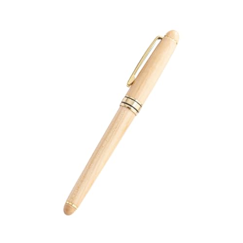 HOUDERCO Vintage Füllfederhalter aus Holz im Retro Stil Praktischer Kalligraphie Stift mit Komfortablem Griff für Exquisites Schreiben und Kreative Anwendungen von HOUDERCO