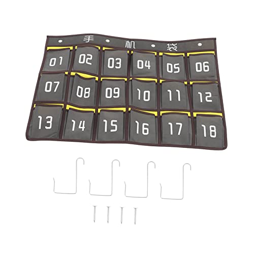 HOUDERCO Wandmontierter Aufbewahrungsbeutel aus Canvas mit Multifunktionaler Taschenorganizer für Taschenrechner und Handy Robuste Aufbewahrungslösung für Büro Klassenzimmer und Zuhause HOUDERCO Wandmontierter Aufbewahrungsbeutel aus Canvas mit Multifunktionaler Taschenorganizer für Taschenrechner und Handy Robuste Aufbewahrungslösung für Büro Klassenzimmer und Zuhause von HOUDERCO