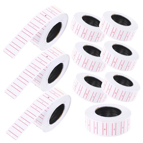 HOUDERCO Weiße Selbstklebende Preisschilder Rollenform Klare Druckqualität Hohe Klebkraft Reißfestes Preisetikettenpapier für Handel und Lager Schnelle Trocknung Praktische Rollenetiketten HOUDERCO Weiße Selbstklebende Preisschilder Rollenform Klare Druckqualität Hohe Klebkraft Reißfestes Preisetikettenpapier für Handel und Lager Schnelle Trocknung Praktische Rollenetiketten von HOUDERCO