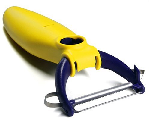 Garnierschäler / Gemüseschäler - Gelb/Blau (Gelb-Blau) von HOUSEWARES GERMANY - HWG Products GmbH