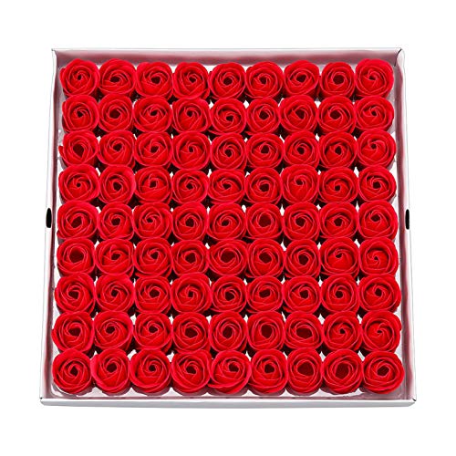81 Stück Seifenblumen Badeseife Rosenblüte, Duftender Rosenblütenstrauß, Pflanzen-Seife für Jahrestag/Geburtstag/Hochzeit/Valentinstag 81 Stück Seifenblumen Badeseife Rosenblüte, Duftender Rosenblütenstrauß, Pflanzen-Seife für Jahrestag/Geburtstag/Hochzeit/Valentinstag von HOUSWEETY