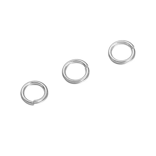 HOUSWEETY 925 Sterling Silber Ring oesen Bindering offen Ringe,40stk,4.0mmx0.7mm von HOUSWEETY