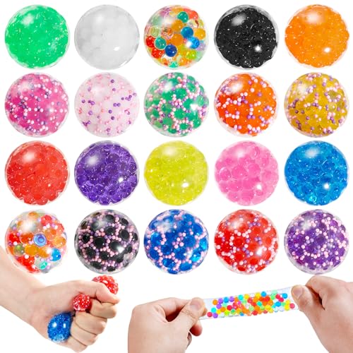 HOUT 20 Stück Mitgebsel Kindergeburtstag Squishy Stressball - Anti Stress Bälle Kindergeburtstag Gastgeschenke - Antistressbälle für Kinder Erwachsene - Kleine Geschenke für Kinder (A) HOUT 20 Stück Mitgebsel Kindergeburtstag Squishy Stressball - Anti Stress Bälle Kindergeburtstag Gastgeschenke - Antistressbälle für Kinder Erwachsene - Kleine Geschenke für Kinder (A) von HOUT