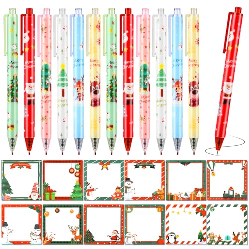 HOWAF 12 Kugelschreiber Weihnachten & Haftnotizen Weihnachten, Weihnachtsstifte Stifte Weihnachten, Weihnachten Haftnotizen Klebezettel für Weihnachts Schule, Geschenke Weihnachten Kinder HOWAF 12 Kugelschreiber Weihnachten & Haftnotizen Weihnachten, Weihnachtsstifte Stifte Weihnachten, Weihnachten Haftnotizen Klebezettel für Weihnachts Schule, Geschenke Weihnachten Kinder von HOWAF
