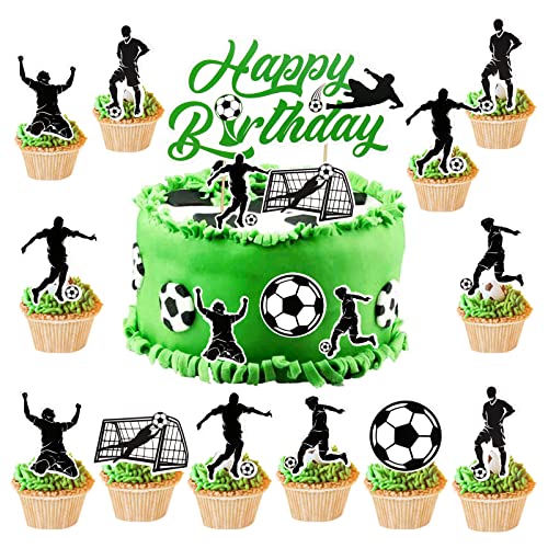 HOWAF 25 Stk Fussball Tortendeko Fussball Cake Topper Fußball Cupcake Topper Happy Birthday Cake Topper Fussball Kuchen Deko für Fussball Deko Geburtstag Kinder Junge Mädchen Fussball Sport Party Deko HOWAF 25 Stk Fussball Tortendeko Fussball Cake Topper Fußball Cupcake Topper Happy Birthday Cake Topper Fussball Kuchen Deko für Fussball Deko Geburtstag Kinder Junge Mädchen Fussball Sport Party Deko von HOWAF