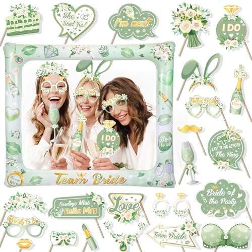 HOWAF JGA Accessoires Frauen, JGA Foto Accessoires JGA Foto Requisiten JGA Photo Booth Fotobox Accessoires Team Bride Fotobox Hochzeit Aufblasbarer Fotorahmen für Junggesellinnenabschied Frauen Grün HOWAF JGA Accessoires Frauen, JGA Foto Accessoires JGA Foto Requisiten JGA Photo Booth Fotobox Accessoires Team Bride Fotobox Hochzeit Aufblasbarer Fotorahmen für Junggesellinnenabschied Frauen Grün von HOWAF