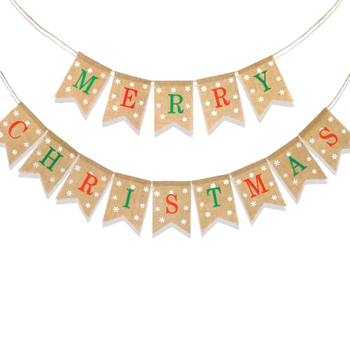 HOWAF Merry Christmas Girlande Weihnachten Banner Weihnachten Leinen Frohe Weihnachten Wimpel Rustikal Wimpelkette Jute für Weihnachtsdeko Girlande Weihnachtsdeko Weihnachten Dekoration Xmas Deko HOWAF Merry Christmas Girlande Weihnachten Banner Weihnachten Leinen Frohe Weihnachten Wimpel Rustikal Wimpelkette Jute für Weihnachtsdeko Girlande Weihnachtsdeko Weihnachten Dekoration Xmas Deko von HOWAF