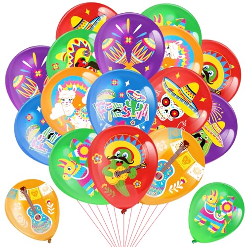 HOWAF Mexikanische Deko, Mexiko Deko Luftballons Mexikanisch Fiesta Luftballons Taco Kaktus Mexiko Fiesta Party Dekorationen Ballons für Mexikanische Festliche Cinco De Mayo Fiesta Geburtstags Party HOWAF Mexikanische Deko, Mexiko Deko Luftballons Mexikanisch Fiesta Luftballons Taco Kaktus Mexiko Fiesta Party Dekorationen Ballons für Mexikanische Festliche Cinco De Mayo Fiesta Geburtstags Party von HOWAF