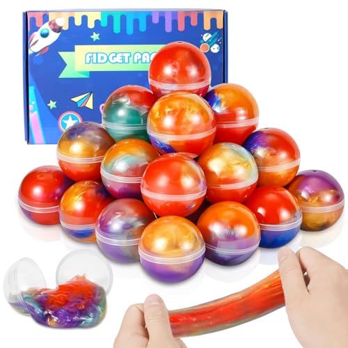 HOXATYP Slime Scheim Kinder Slimy Glibber 24er Set Galaxy Slime Bälle - Fluffig und Nicht Klebrig für Stressabbau Perfekt als Mitgebsel und Partygeschenk für Kindergeburtstag HOXATYP Slime Scheim Kinder Slimy Glibber 24er Set Galaxy Slime Bälle - Fluffig und Nicht Klebrig für Stressabbau Perfekt als Mitgebsel und Partygeschenk für Kindergeburtstag von HOXATYP