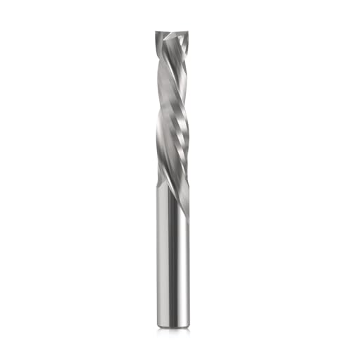 EU_HOZLY Spiralfräser Up&Down Compression Bit 8mm Schnittdurchmesser, 8mm Schaft, 35 mm Schnittlänge CNC-Schaftfräser für Holzschnitzerei, Gravur, 1St von HOZLY