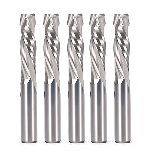 Spiralfräsen-Bits Up Down CNC-Kompressions-Bit, 1/4-Zoll-Schaft & Schnittdurchmesser, 2,5 cm Schnittlänge, Kompressionsfräser, Hartmetall-CNC-Schaftfräser, Spiral-Bit, 1/4 Zoll für Holzschnitt Spiralfräsen-Bits Up Down CNC-Kompressions-Bit, 1/4-Zoll-Schaft & Schnittdurchmesser, 2,5 cm Schnittlänge, Kompressionsfräser, Hartmetall-CNC-Schaftfräser, Spiral-Bit, 1/4 Zoll für Holzschnitt von HOZLY