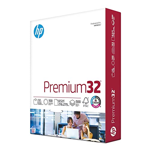 HP Druckerpapier Premium, hergestellt in den USA, Forest Stewardship Council (FSC) zertifizierte Ressourcen, säurefrei, entwickelt für HP-Kompatibilität. von HP Papers