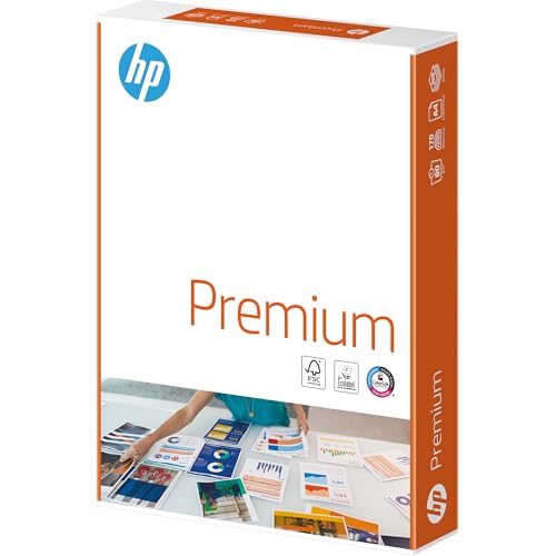 HP Premium Kopierpapier CHP 850: 80 g, A4, 500 Blatt, extraglatt, weiß - Intensive Farben, scharfes Schriftbild von HP Premium