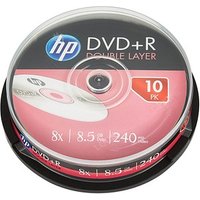 10 HP DVD+R 8,5 GB Double Layer von HP