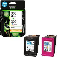 HP 300 (CN637EE) schwarz, color Druckerpatronen, 2er-Set von HP