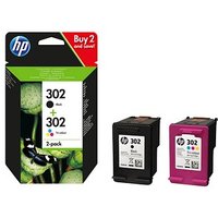 HP 302 (X4D37AE) schwarz, color Druckerpatronen, 2er-Set von HP