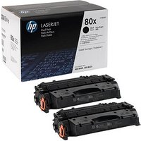 HP 80X (CF280XD) schwarz Tonerkartuschen, 2er-Set von HP