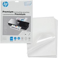 25 HP Premium Laminierfolien glänzend für A4 125 micron Universal-Lochung von HP