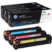 HP 128A (CF371AM) cyan, magenta, gelb Tonerkartuschen, 3er-Set von HP