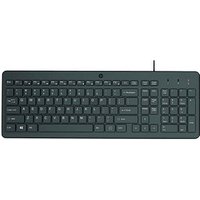 HP 150 Tastatur kabelgebunden schwarz von HP